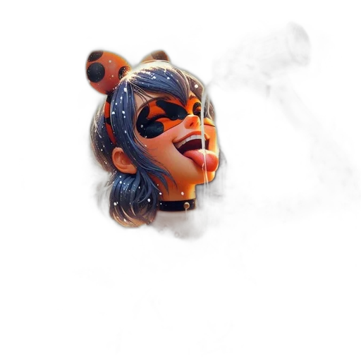 mask, face, staff, creature transparent PNG cut-out