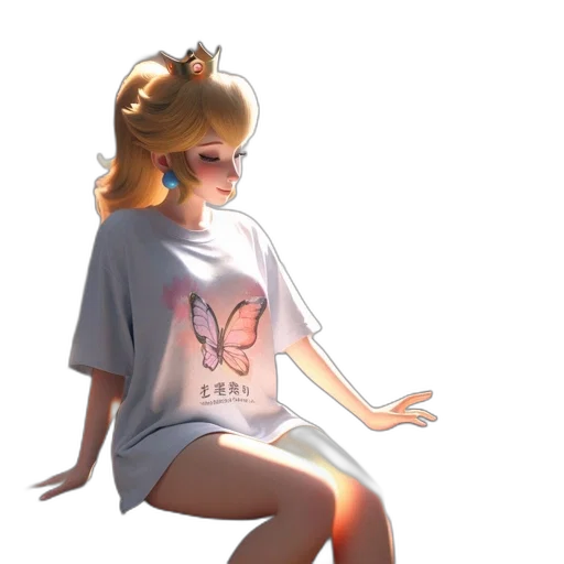dress, staff, concept art, 3d render transparent PNG cut-out
