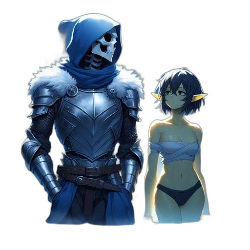 mask, concept art, comic book art, fantasy art transparent PNG cut-out