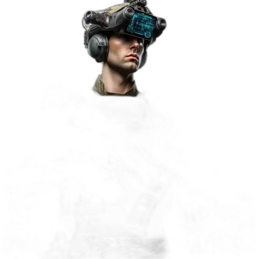 robot, mask, hat, face transparent PNG cut-out