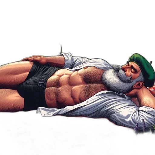 comic book art, photorealistic, concept art, green transparent PNG cut-out