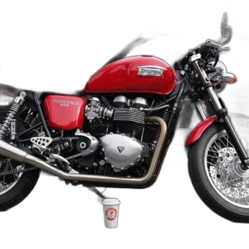 photorealistic, 3d render, red, triumph transparent PNG cut-out