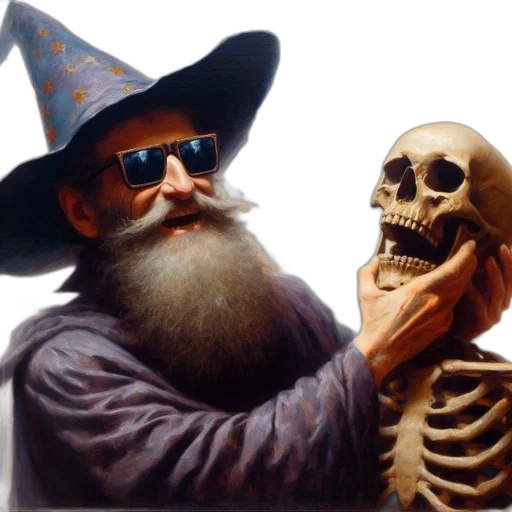 hat, staff, mask, face transparent PNG cut-out