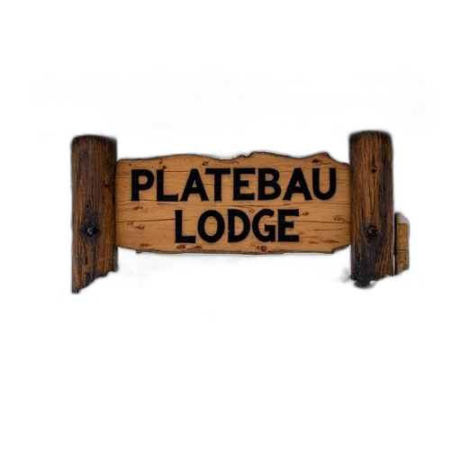 wooden, sign, words, plateau transparent PNG cut-out