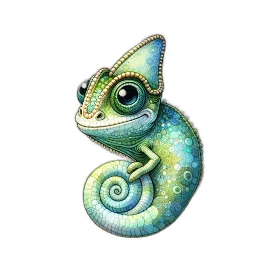 dragon, animal, creature, staff transparent PNG cut-out