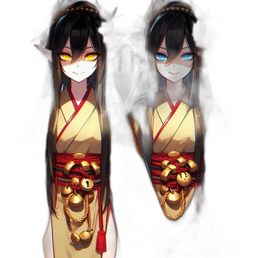 mask, staff, dress, jewelry transparent PNG cut-out