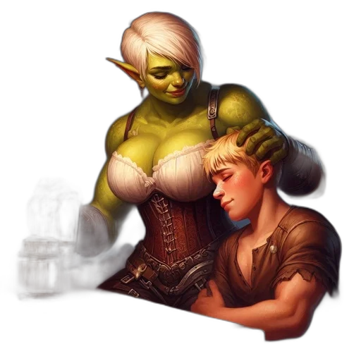 fantasy art, concept art, pixel art, comic book art transparent PNG cut-out