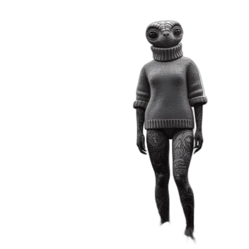 creature, dress, mask, animal transparent PNG cut-out