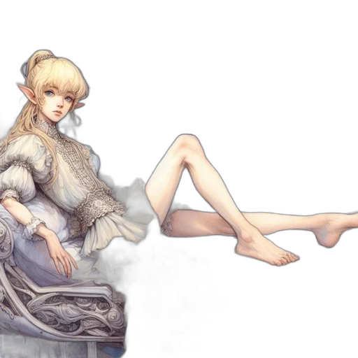 dress, furniture, staff, robot transparent PNG cut-out