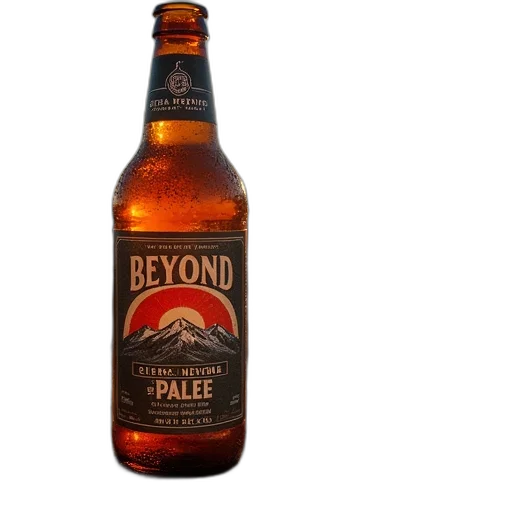 bottle, 3d render, sierra, nevada transparent PNG cut-out