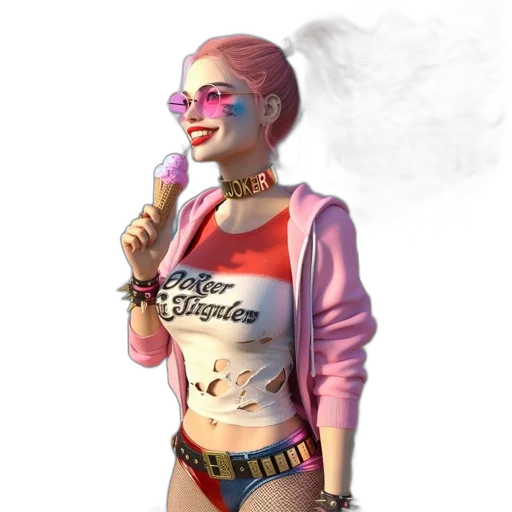 jacket, staff, concept art, cyberpunk transparent PNG cut-out