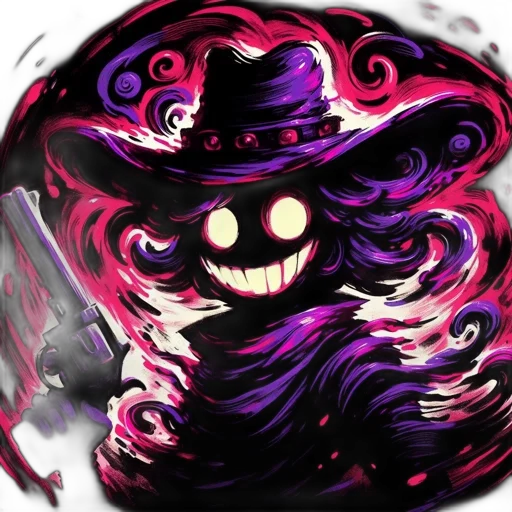 hat, mask, staff, creature transparent PNG cut-out