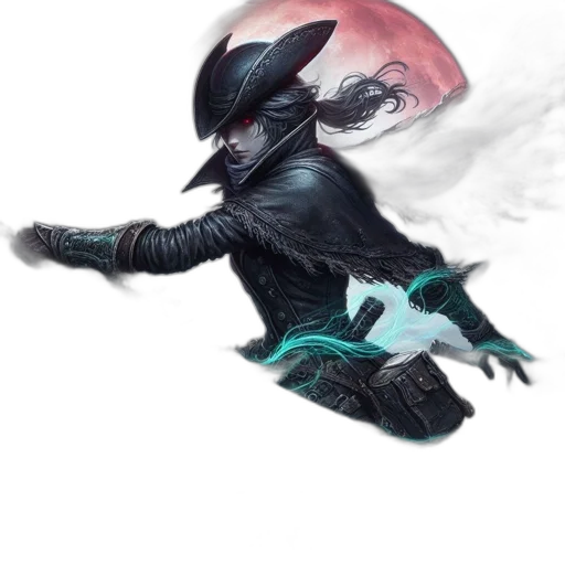 mask, dragon, creature, staff transparent PNG cut-out