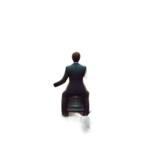 staff, robot, furniture, car transparent PNG cut-out