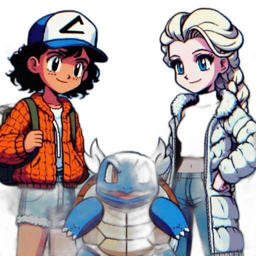 jacket, robot, concept art, vaporwave transparent PNG cut-out