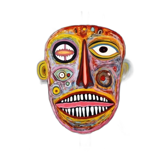 mask, face, jewelry, staff transparent PNG cut-out