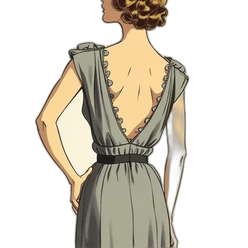 dress, crown, staff, jewelry transparent PNG cut-out