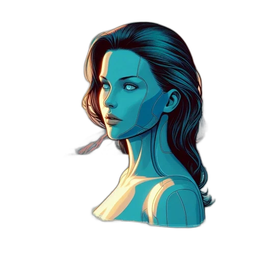 face, mask, jewelry, comic book art transparent PNG cut-out