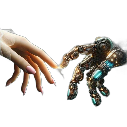 robot, jewelry, cyberpunk, concept art transparent PNG cut-out