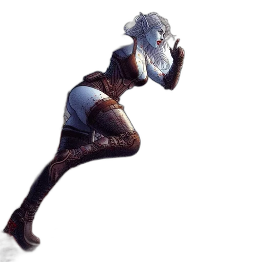 dress, staff, dragon, robot transparent PNG cut-out