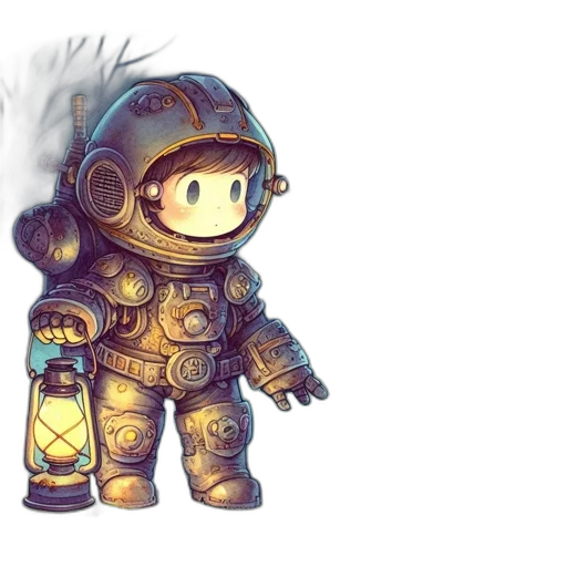 robot, weapon, staff, concept art transparent PNG cut-out