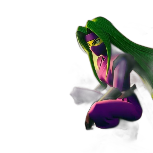 creature, mask, dragon, hair transparent PNG cut-out