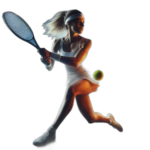 hair, staff, dress, photorealistic transparent PNG cut-out