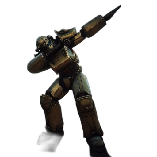 robot, weapon, staff, sword transparent PNG cut-out