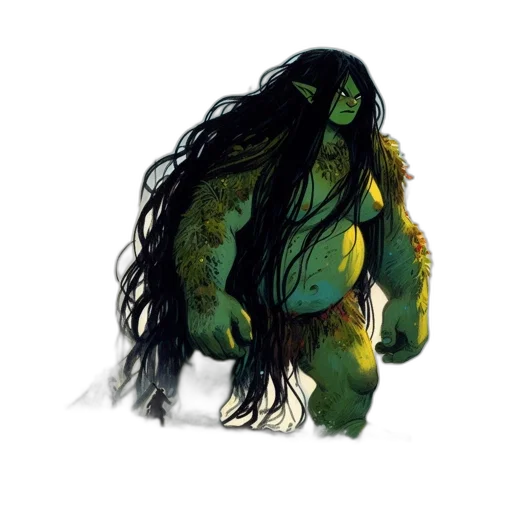 creature, animal, hair, concept art transparent PNG cut-out