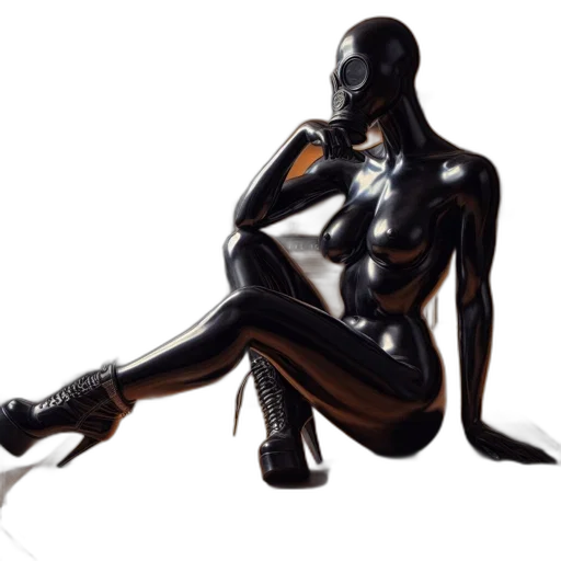 robot, mask, jewelry, dress transparent PNG cut-out