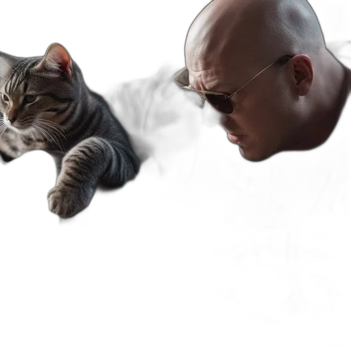 animal, concept art, photorealistic, comic book art transparent PNG cut-out