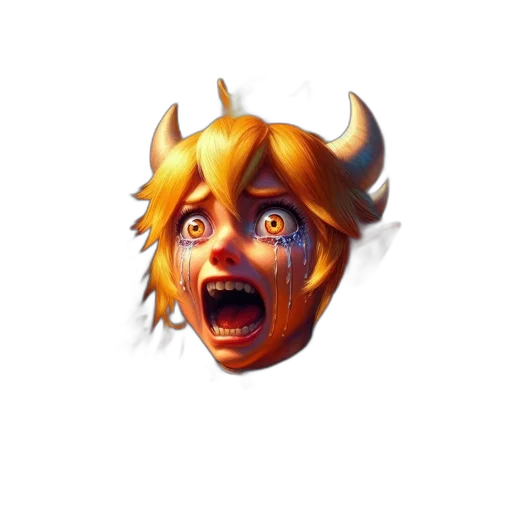 face, mask, creature, concept art transparent PNG cut-out