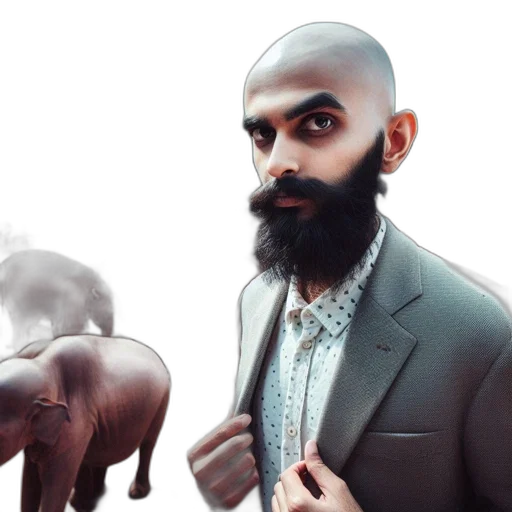 animal, creature, concept art, photorealistic transparent PNG cut-out