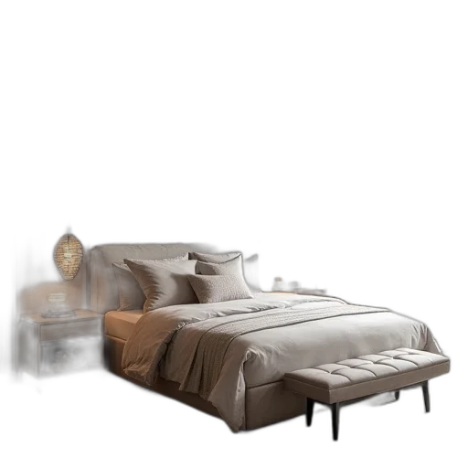 furniture, 3d render, photorealistic, concept art transparent PNG cut-out