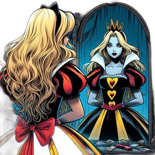 comic book art, concept art, fantasy art, cartoon transparent PNG cut-out