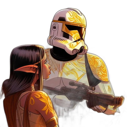 robot, weapon, concept art, comic book art transparent PNG cut-out