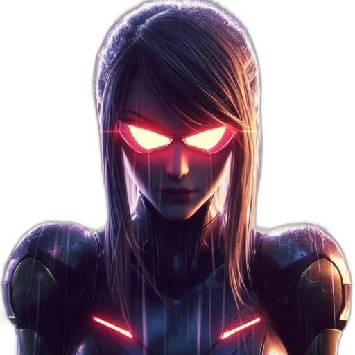 robot, mask, face, comic book art transparent PNG cut-out
