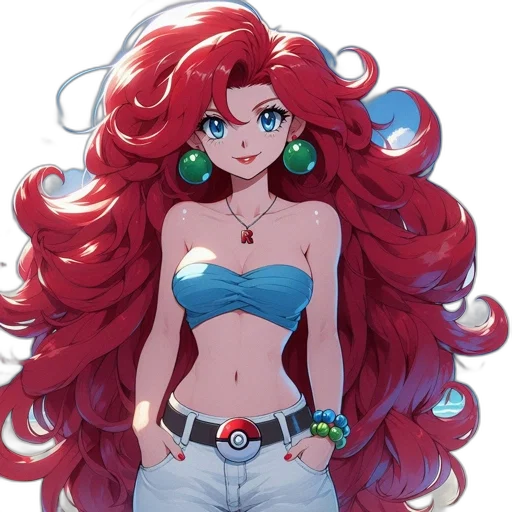 hair, jewelry, dress, anime transparent PNG cut-out
