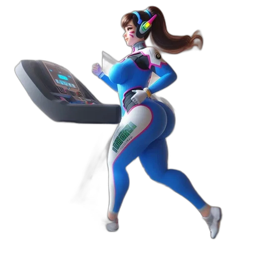 robot, concept art, vaporwave, 3d render transparent PNG cut-out