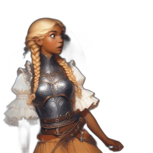 dress, concept art, fantasy art, 3d render transparent PNG cut-out
