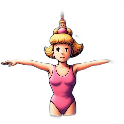 hat, crown, dress, pixel art transparent PNG cut-out