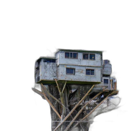 tree, building, robot, furniture transparent PNG cut-out