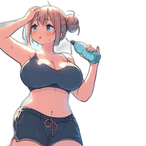 bottle, weapon, dress, anime transparent PNG cut-out