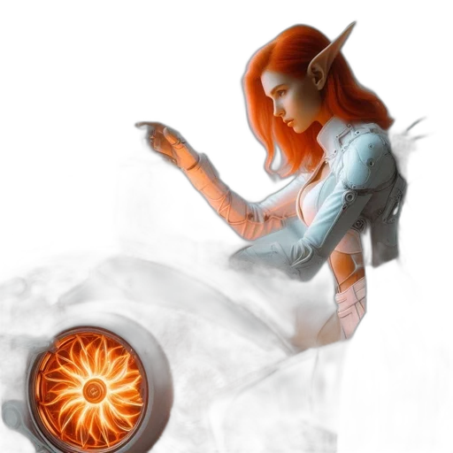 dragon, dress, fantasy art, concept art transparent PNG cut-out