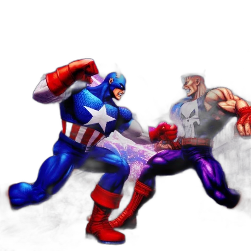 comic book art, concept art, pixel art, fantasy art transparent PNG cut-out
