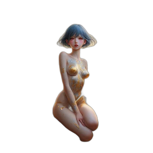 dress, creature, robot, jewelry transparent PNG cut-out