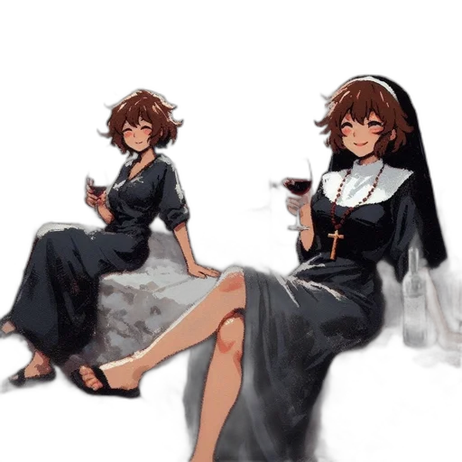 dress, concept art, pixel art, watercolor transparent PNG cut-out