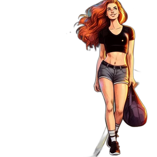 comic book art, cartoon, concept art, fantasy art transparent PNG cut-out