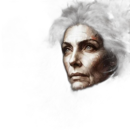 face, mask, hair, dragon transparent PNG cut-out