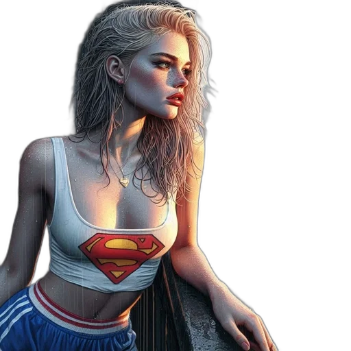 comic book art, concept art, fantasy art, photorealistic transparent PNG cut-out